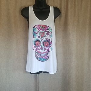 Sugar skull tank top